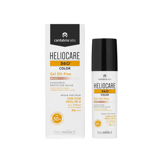 Heliocare 360° Gel Oil-Free Spf50+ Dry Touch Color Beige 50Ml
