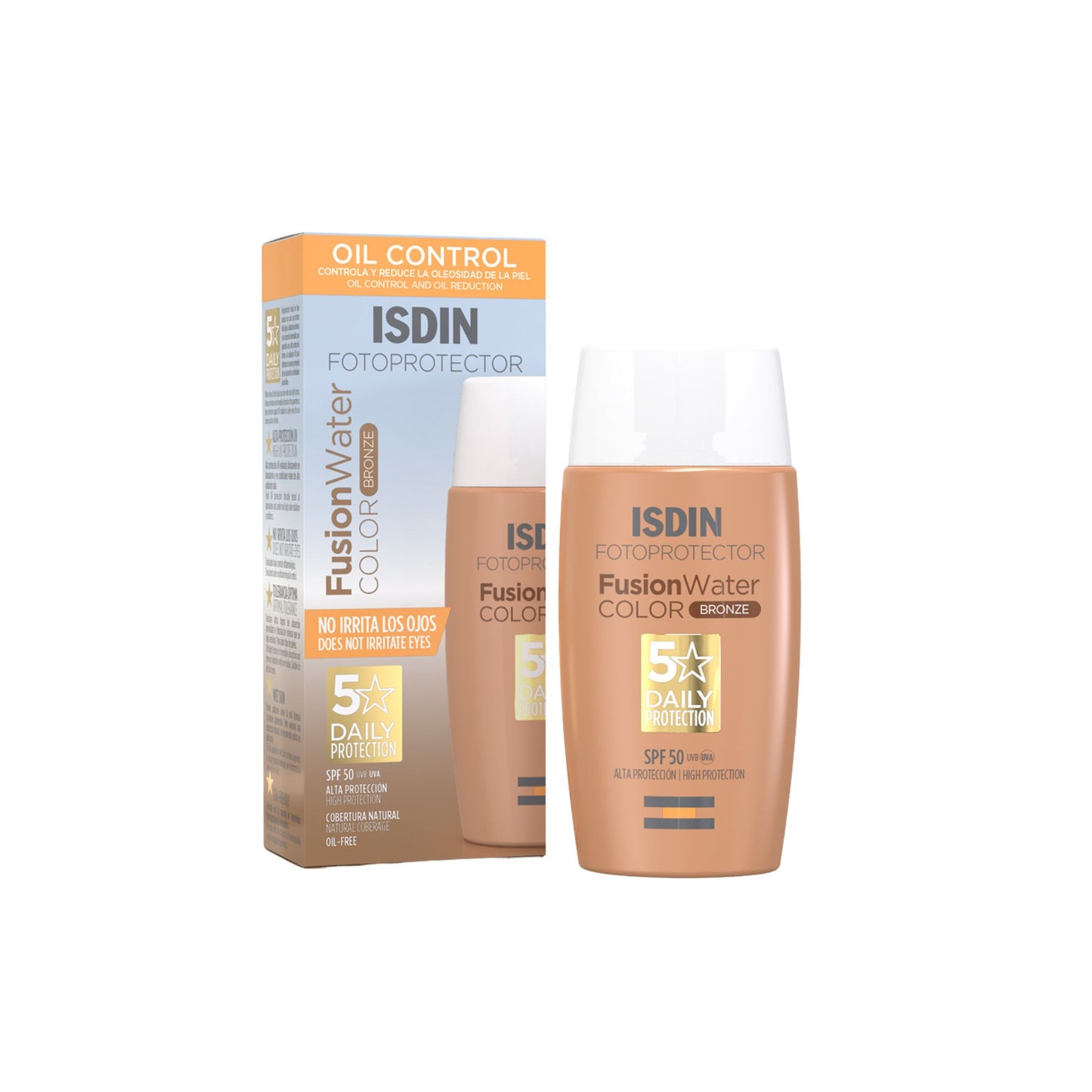 Fotoprotector Isdin Fusion Water Fps50 Color Bronze 50Ml